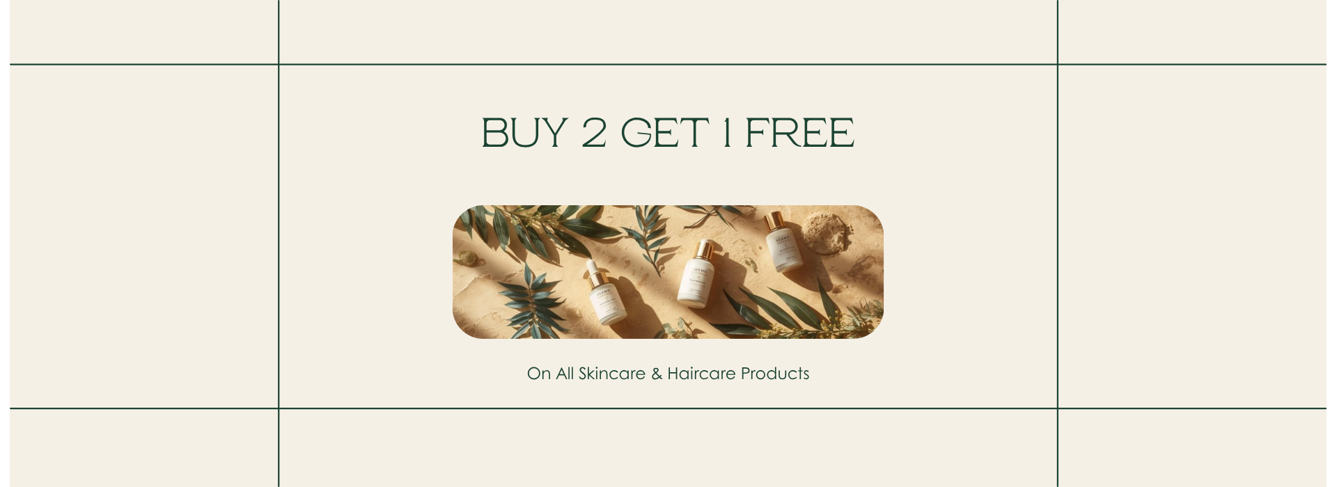 Buy 2 Get 1 Free on all products