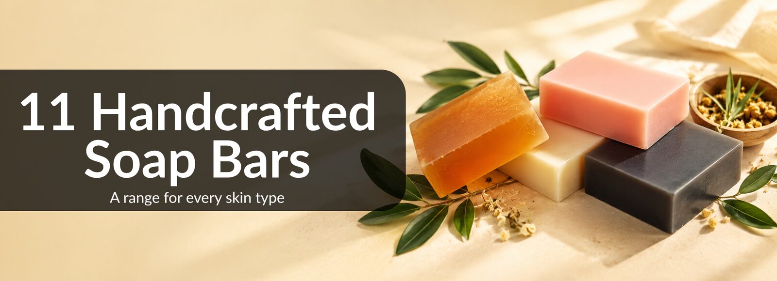 Adamo Naturals — 11 Handcrafted Soap Bars, a range for every skin type